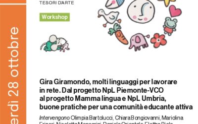 INIZIATIVA UMBRIA LIBRI “GIRA GIRAMONDO, MOLTI LINGUAGGI PER LAVORARE IN RETE.”Dal progetto NpL Piemonte VCO al progetto Mamma Lingua e NpL Umbria, buone pratiche per una comunità educante attiva
