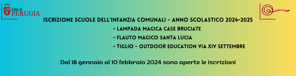 ISCRIZIONI SCUOLA INFANZIA 2023-2025