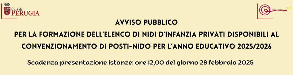 AVVISO CONVENZIONAMENTO DI POSTI-NIDO PER L’A.E.25-26